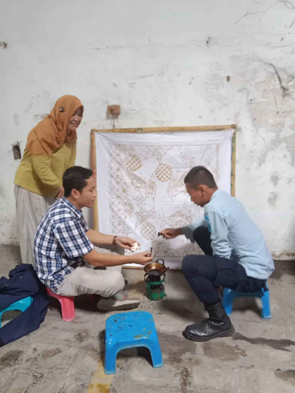 Pelatihan membatik mahasiswa UNIBA(8)